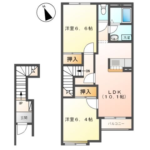 メゾン花水木 間取り