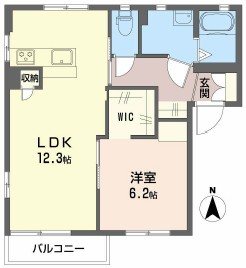 ディアス沢村　B棟 間取り