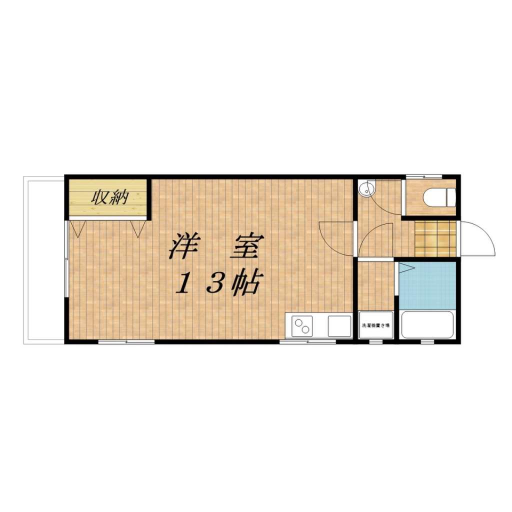 コーポ熊谷Ｂ棟 間取り