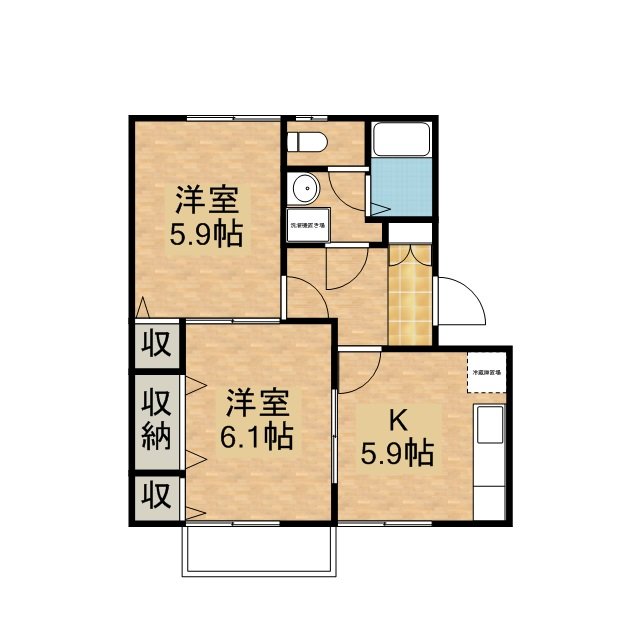 フォーレスｉＡ棟 間取り