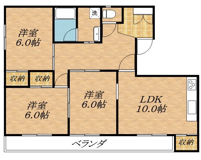 飯田コウコクマンション６ 間取り