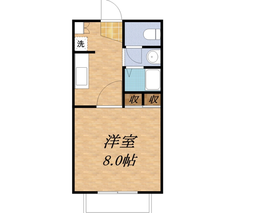 エスポワールハヤシＢ 間取り
