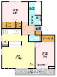 ペイサージュ　D棟 間取り