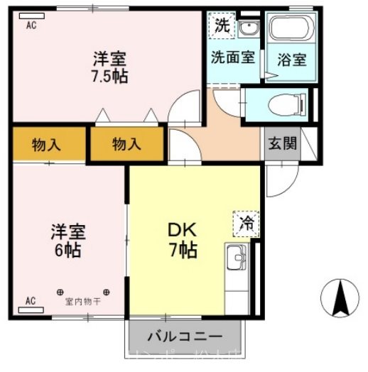 アネシス寿　Ｂ棟 間取り