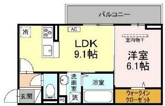 NEXUS D-ROOM笹部Ⅱ 間取り