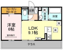 NEXUS D-ROOM笹部Ⅱ 間取り