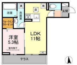 NEXUS D-ROOM笹部Ⅱ 間取り
