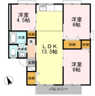 セジュールおはら 間取り