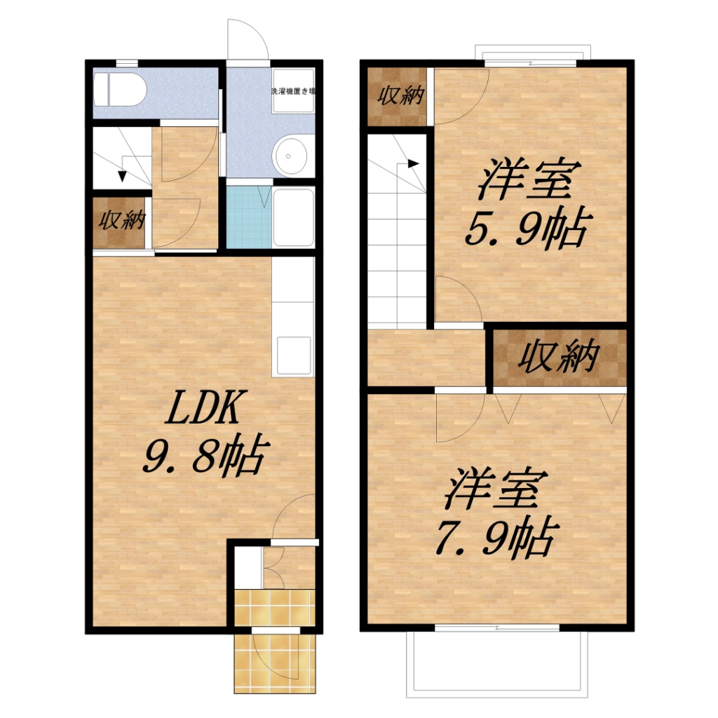 エスポワール清水Ⅲ 間取り