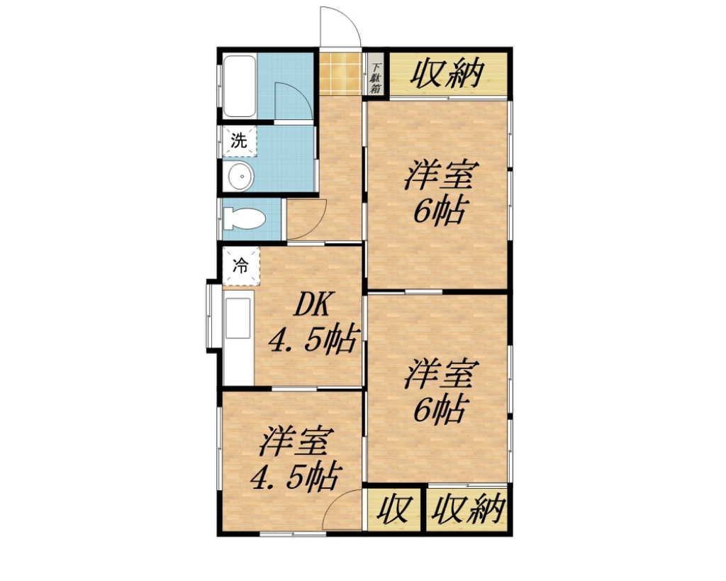 天竜峡アパート 間取り