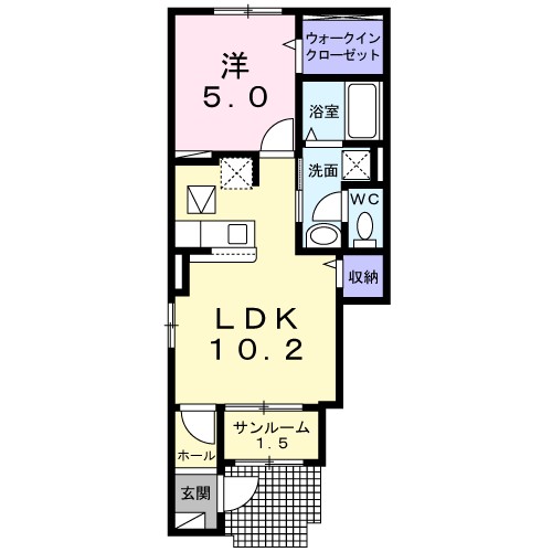 グランライト　Ａ 間取り