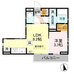 GRAND D-ROOM女鳥羽 間取り