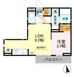 GRAND D-ROOM女鳥羽 間取り