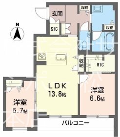 シャーメゾン蟻ケ崎 間取り