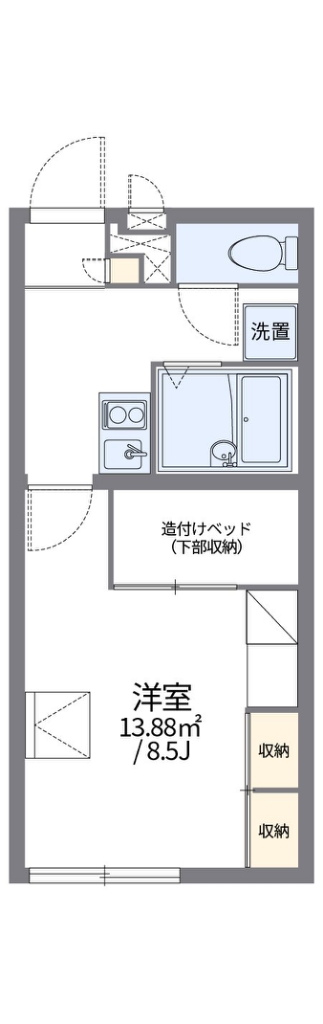 レオパレスＧＬＯＲＹ　松澤 間取り
