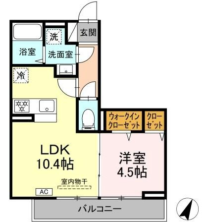 D-ROOM 笹賀 間取り