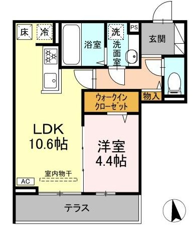 GRAND D-ROOM大手 間取り