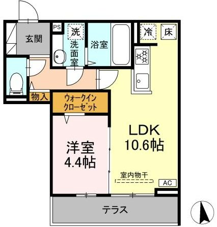 GRAND D-ROOM大手 間取り