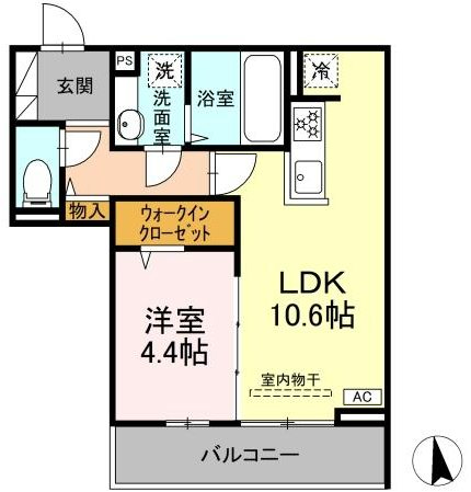 GRAND D-ROOM大手 間取り