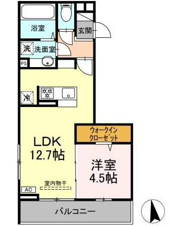 GRAND D-ROOM大手 間取り