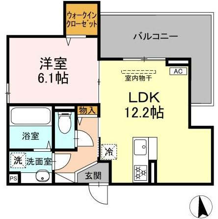 GRAND D-ROOM大手 間取り