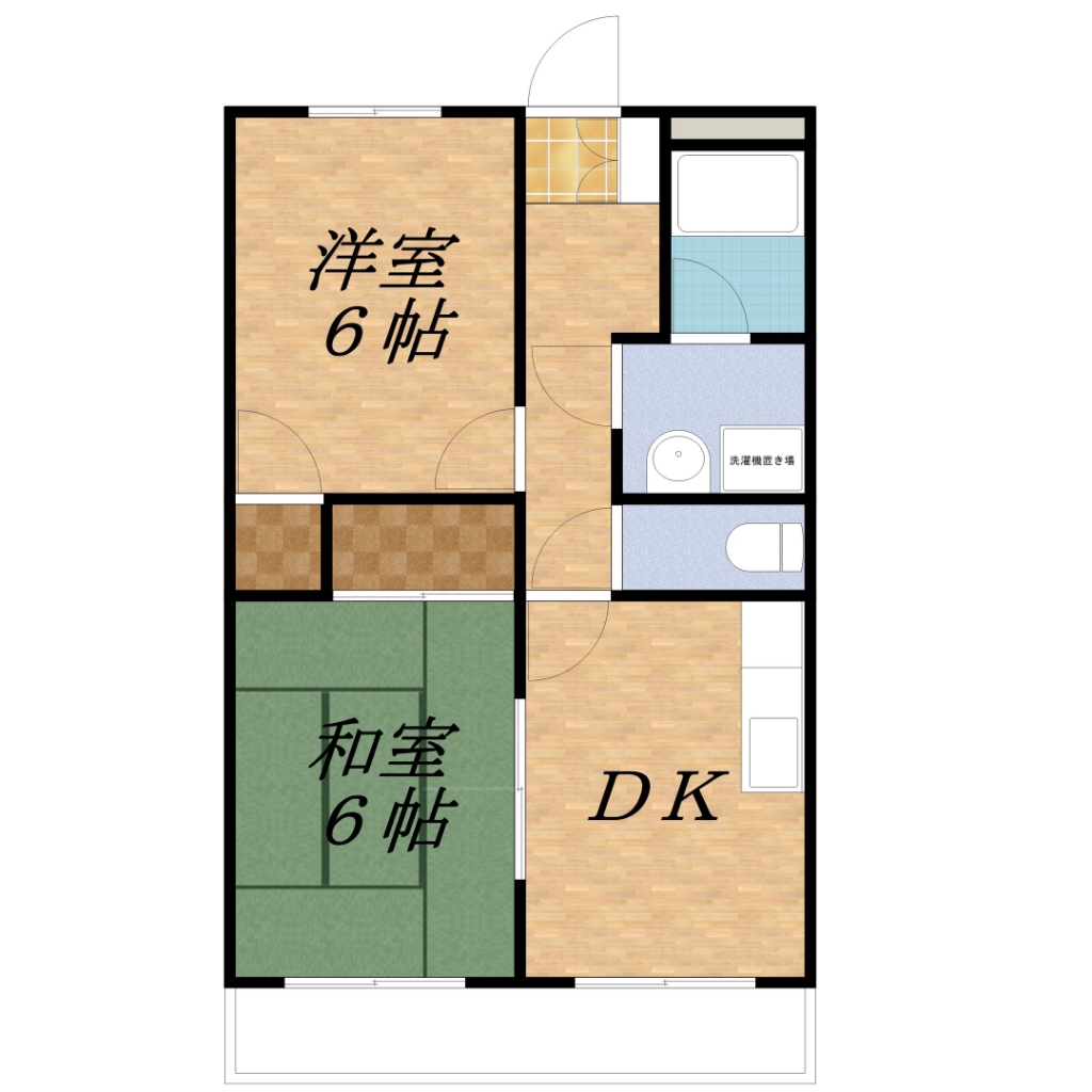 Ｓｕｒｐｌｕｓ　ＴｗｏサンハイツＡ 間取り