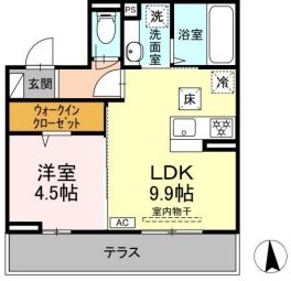 Mels court（メルスコート） 間取り