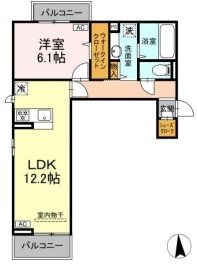 Mels court（メルスコート） 間取り