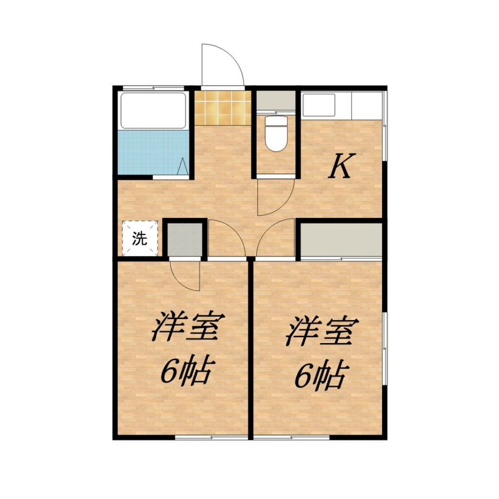 高岡荘 間取り