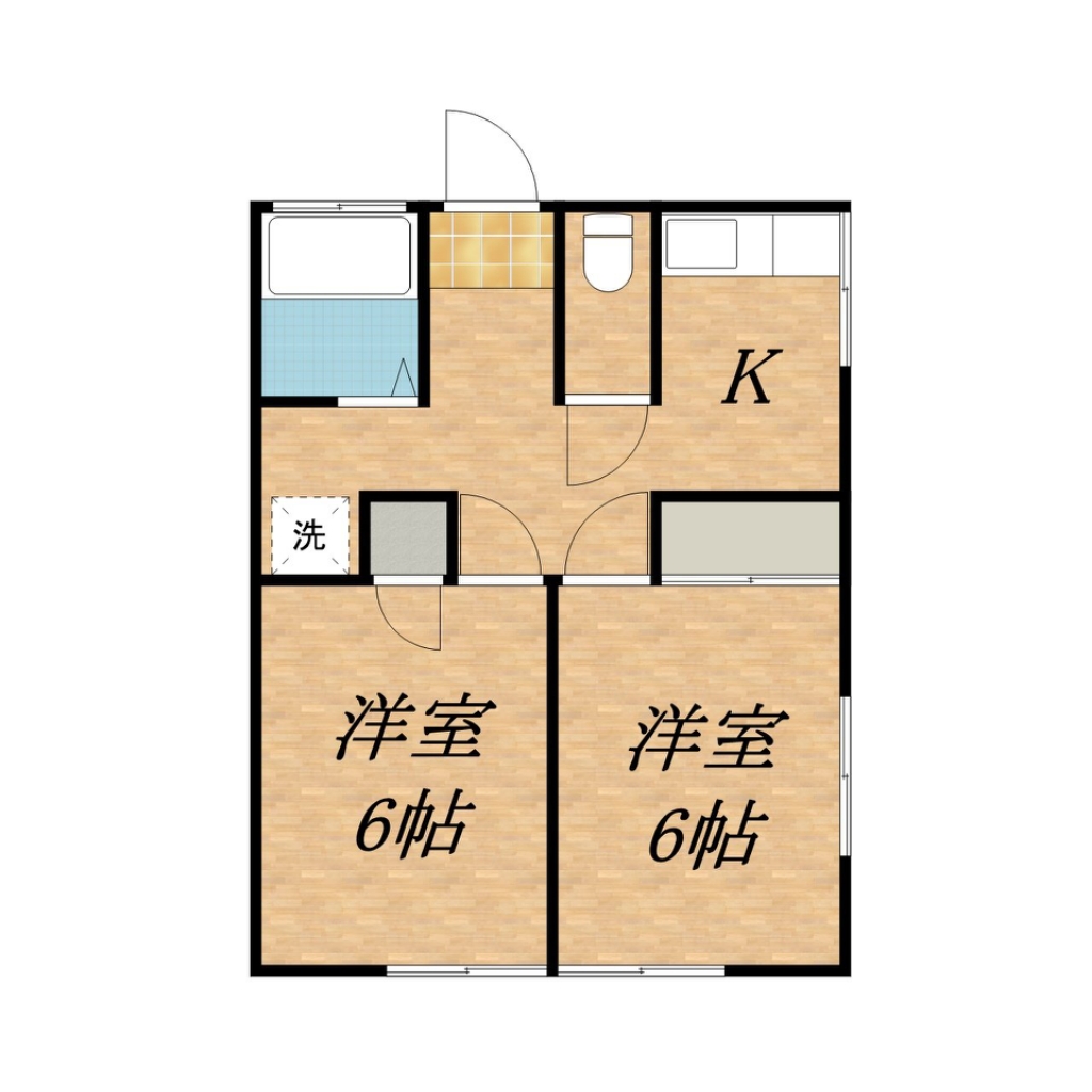 高岡荘 間取り