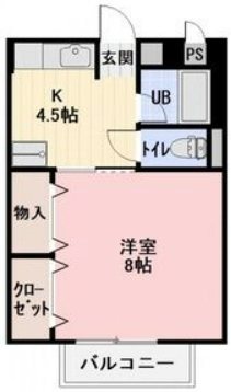 Surplus One ローデアコート　B棟 間取り