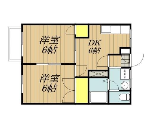 ヴィラ桜ＩＮ９１ 間取り