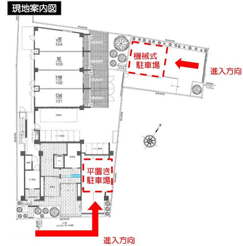 ZOOM目黒不動前駐車場 間取り