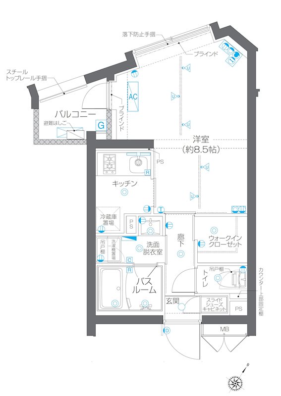ZOOM碑文谷 間取り