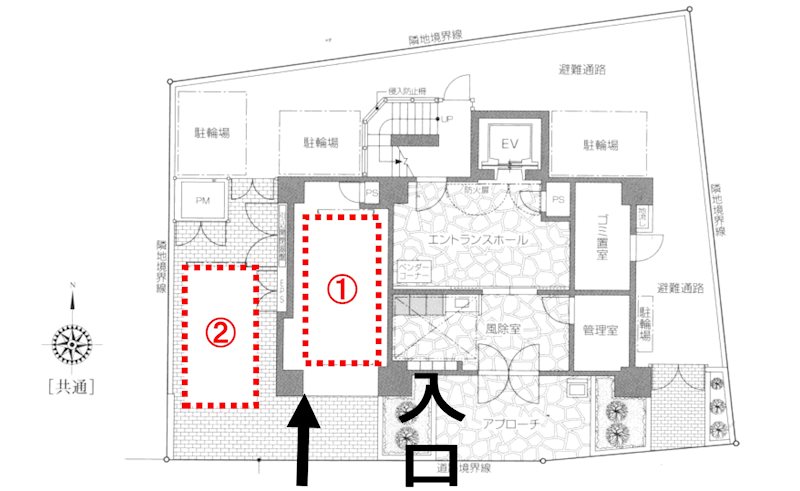 フェニックス目白弐番館駐車場 間取り