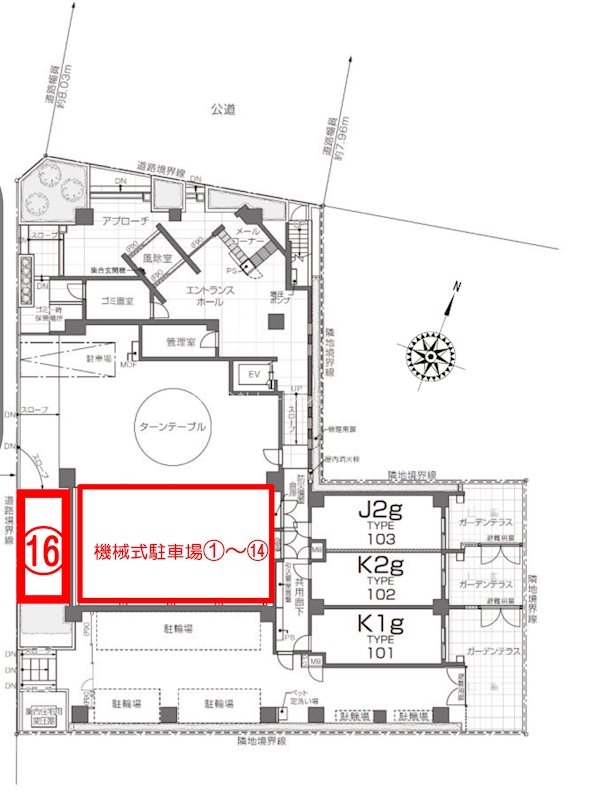 AELL横浜吉野町駐車場 間取り