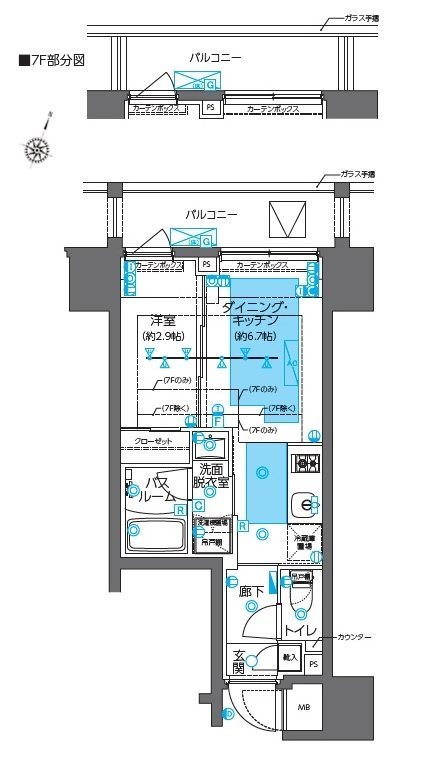 ZOOM神田 間取り