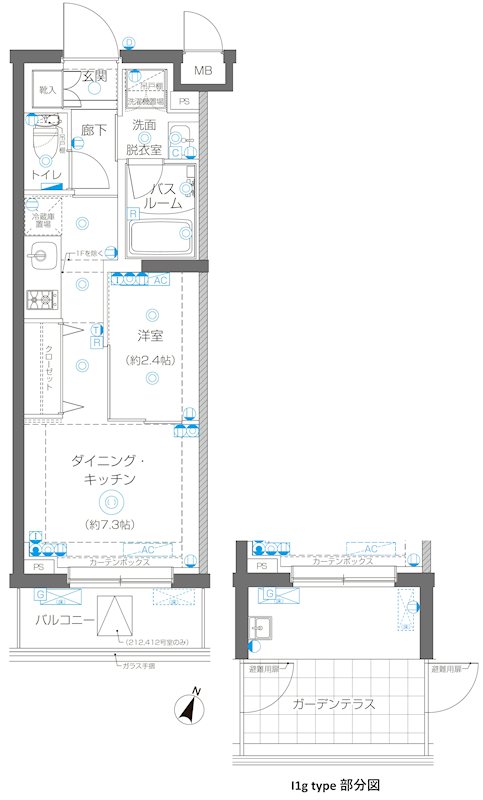 ZOOM蒲田EAST 間取り