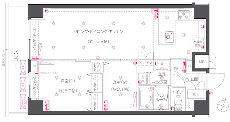 ZOOM練馬高野台 間取り