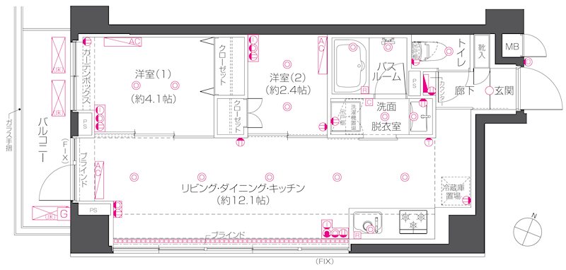 ZOOM練馬高野台 間取り