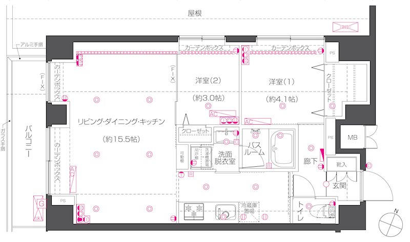 ZOOM練馬高野台 間取り