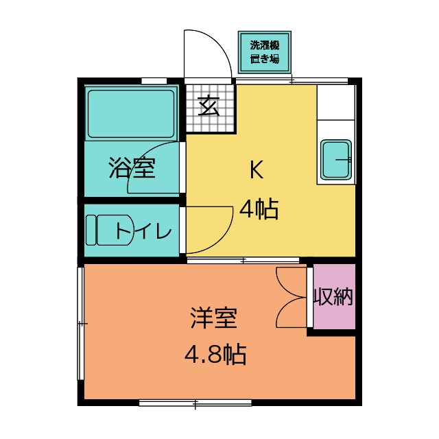 ハイムＡＺＵＳＡ 間取り
