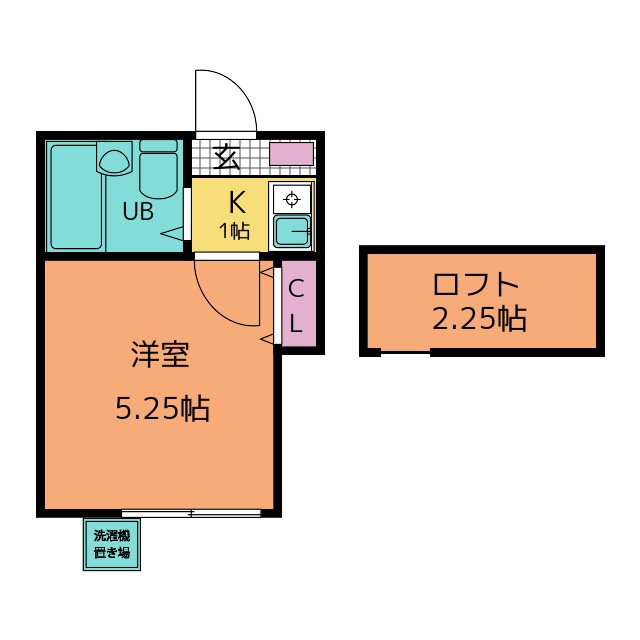 レオパレス金沢文庫第3 間取り