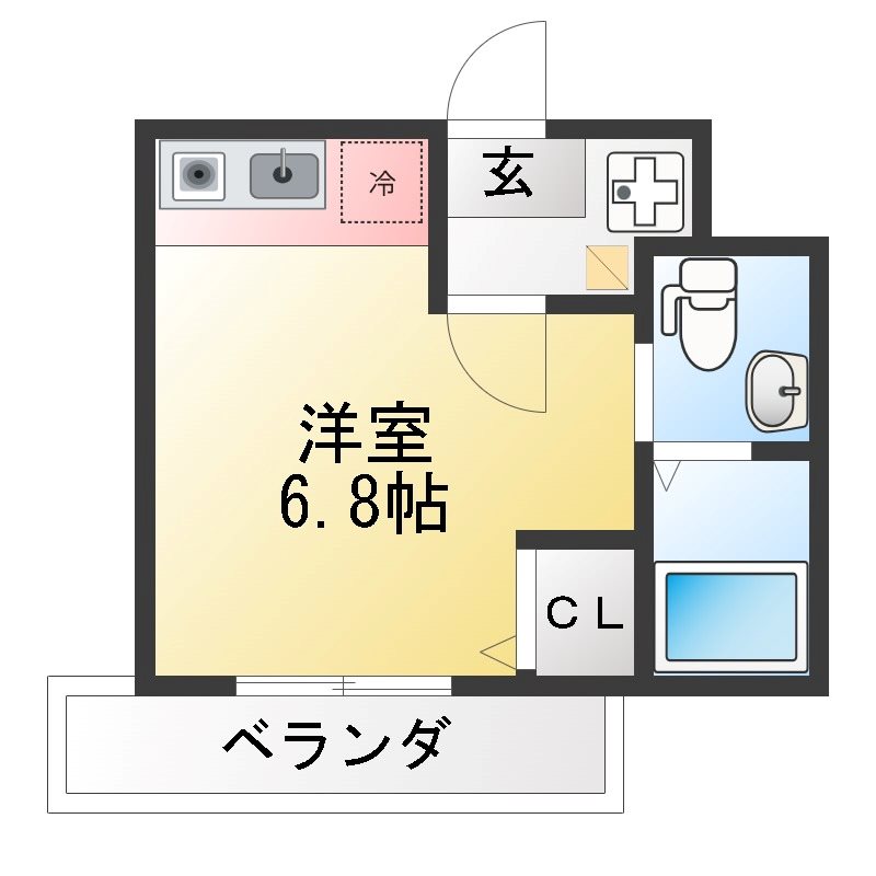 ヴィラディアス横浜Ⅲ 間取り