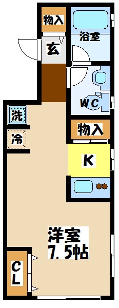 コーポ千歳★仲介手数料半月分★ 間取り図
