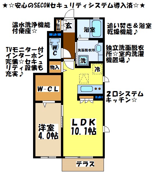 Mon cheri(モンシェリー)千歳烏山★仲介手数料半月分★ 間取り