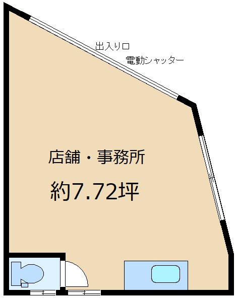 フラットアクタス★店舗・事務所★ 間取り図