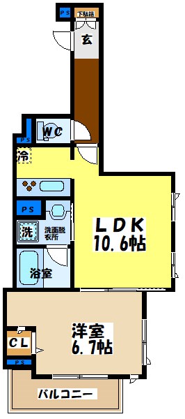 メゾンエイル☆仲介手数料半月分☆ 間取り図