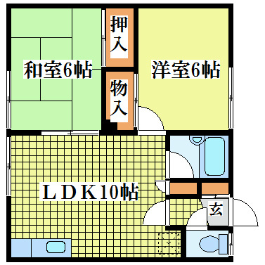 桑島マンションＡ 間取り