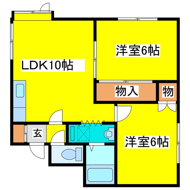 しろがねパレス 間取り